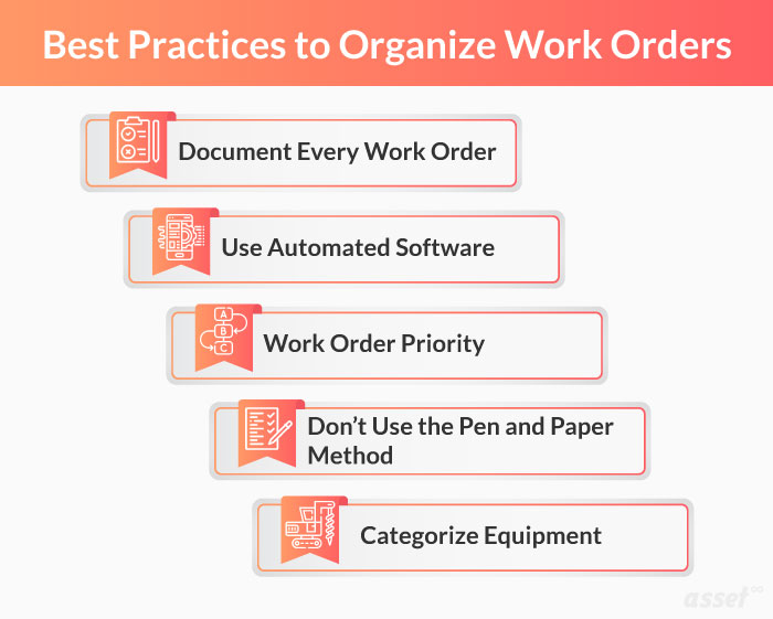 What Are the Best Practice and Process to Organize Work Orders?